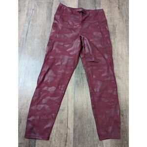 NEW Marika Camo Yoga Leggings Size XL Women's Red
